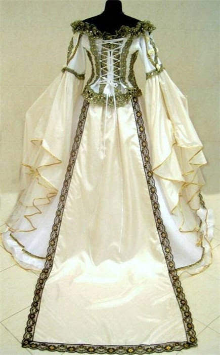 OG真人中世纪的新娘礼服 演绎不一样的美(图7)