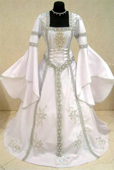 OG真人中世纪的新娘礼服 演绎不一样的美(图4)