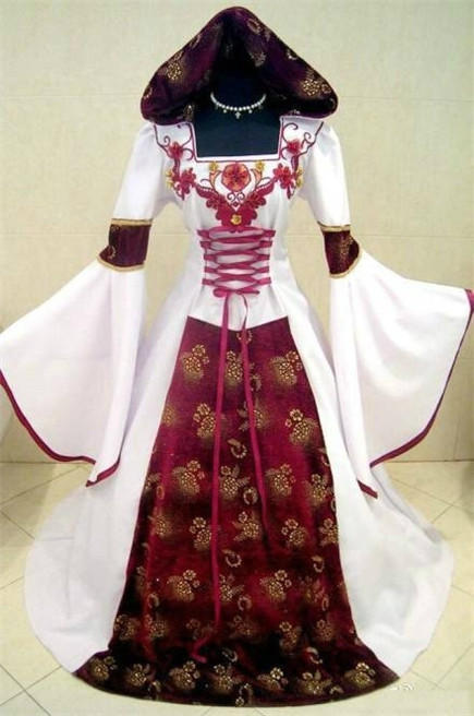 OG真人中世纪的新娘礼服 演绎不一样的美(图5)