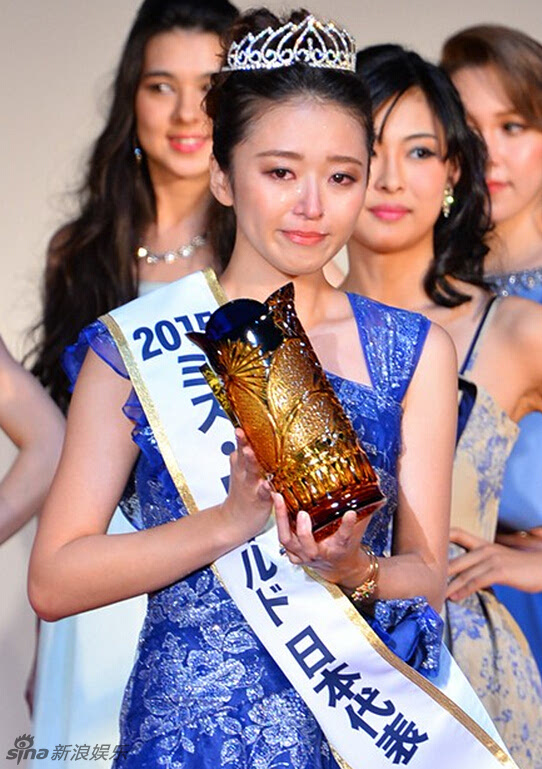 这是2015环球小姐日本冠军