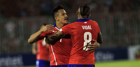 智利公布国家队大名单:比达尔桑切斯领衔