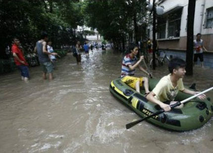 今年八成会发洪水 可是洪水早被武汉人玩坏了
