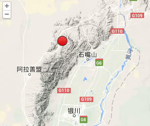 内蒙古阿拉善左旗发生2.9级地震