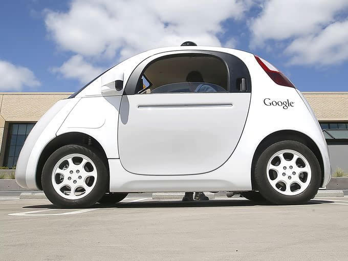 华盛顿邮报的记者上周末捕捉到一组  谷歌自动驾驶汽车的最新路试照片