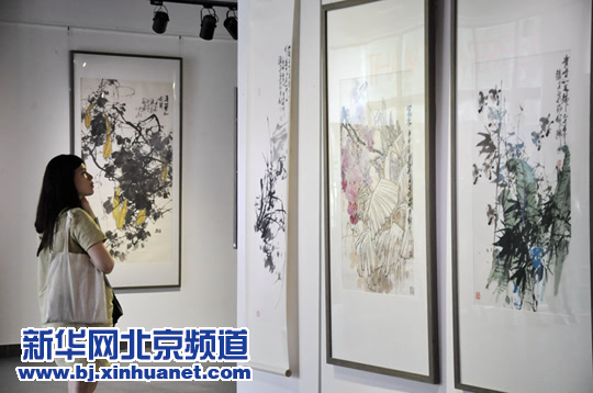 海派画家梁文尧大写意巡展北京开展