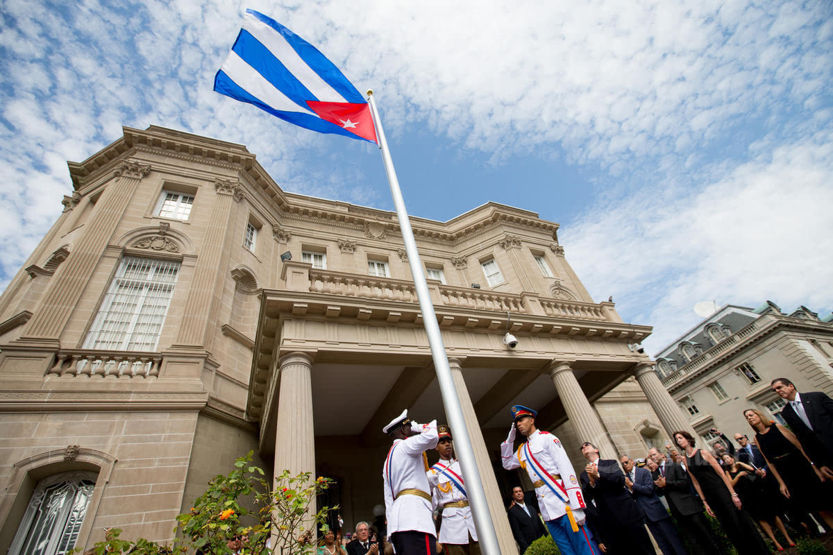 美国与古巴断交半世纪后重开大使馆