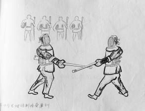 石家庄八旬老人手绘"大石桥1945年记忆"(组图)_手机
