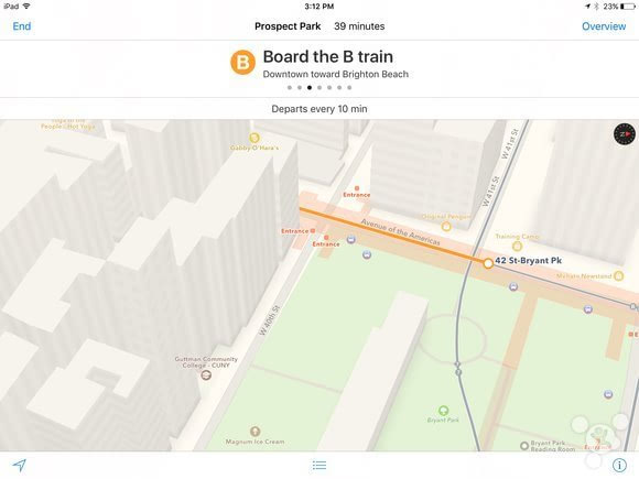 iOS9苹果地图上手体验:终于翻身