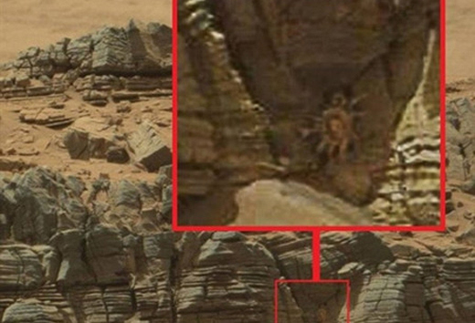 火星现女外星人 揭秘地球上最"真实"的外星人遗址图