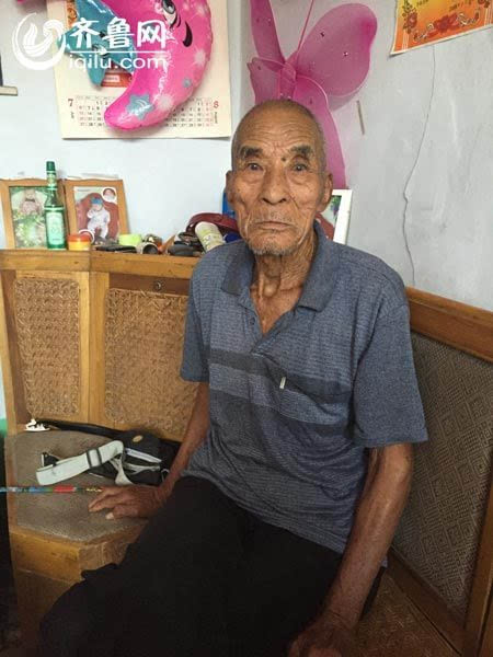 潍坊90岁抗日老兵与部队失联生活拮据 找部队