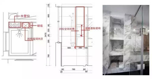 直形钻石形弧形淋浴间设计 不管多累都要冲个好澡图