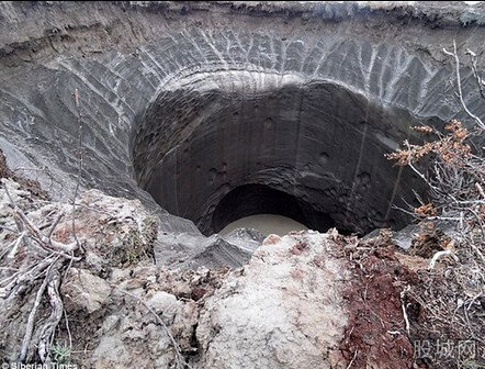 西伯利亚神秘巨洞 揭秘巨坑形成原因