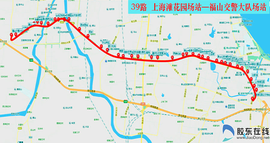 烟台新公交线39路10月3日运行 贯穿港城东西大街