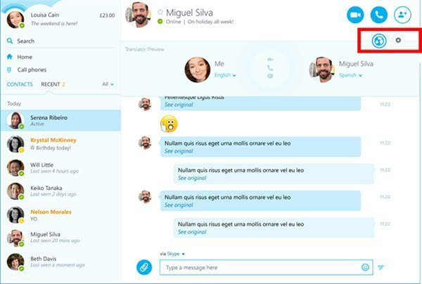 Skype Translator开始内置于Skype桌面应用