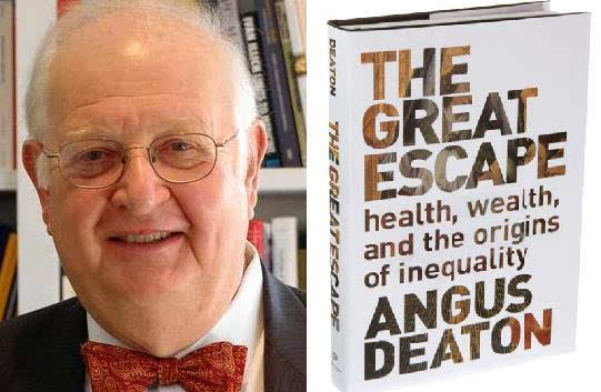 诺贝尔奖得主安格斯·迪顿和他的著作《大逃离:健康,财富及不平等的