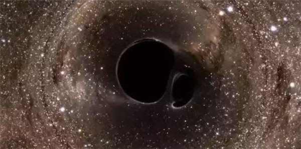 宇宙奇观:当俩黑洞互撞