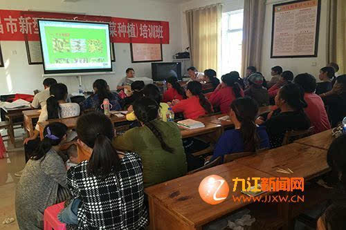 瑞昌白杨镇举办蔬菜种植培训班
