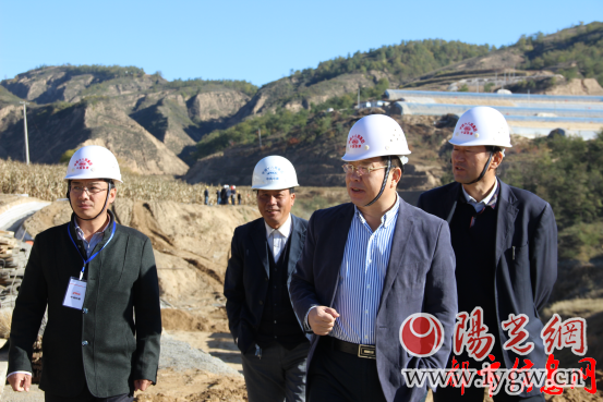 中铁十八局三公司党委书记马伟峰到蒙华铁路项目部现场