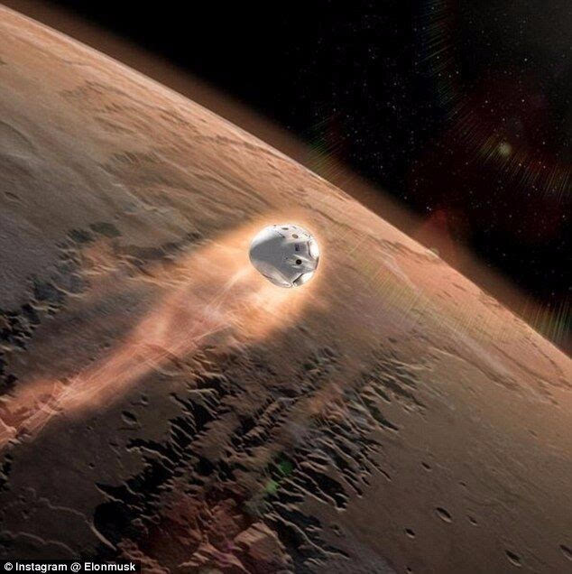 "钢铁侠"的 spacex飞船2020年登陆火星