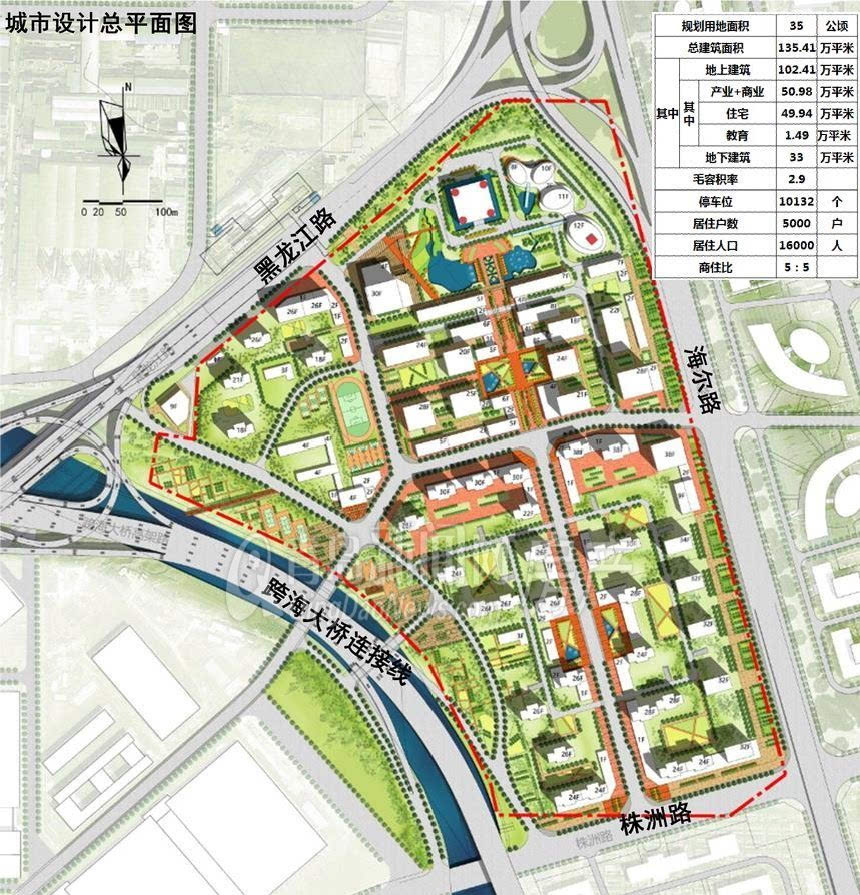 新规划:海尔工业园东园区将建设海尔云谷 规划135万 (组图)
