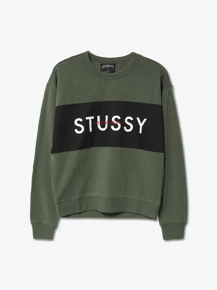 stussy logo字母印花 卫衣