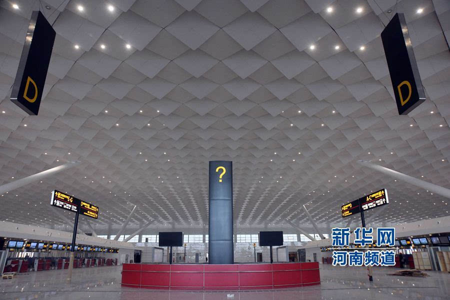 郑州国际机场t2航站楼即将投入使用