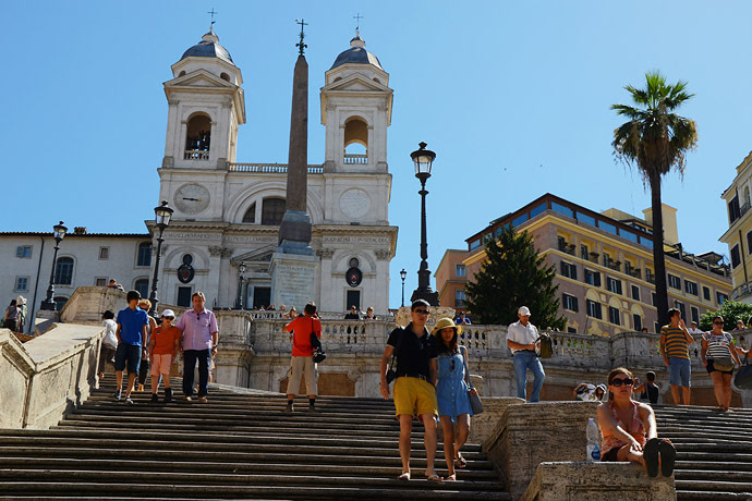 意大利 西班牙广场，罗马最著名的“艳遇之地&#82…-搜狐旅游