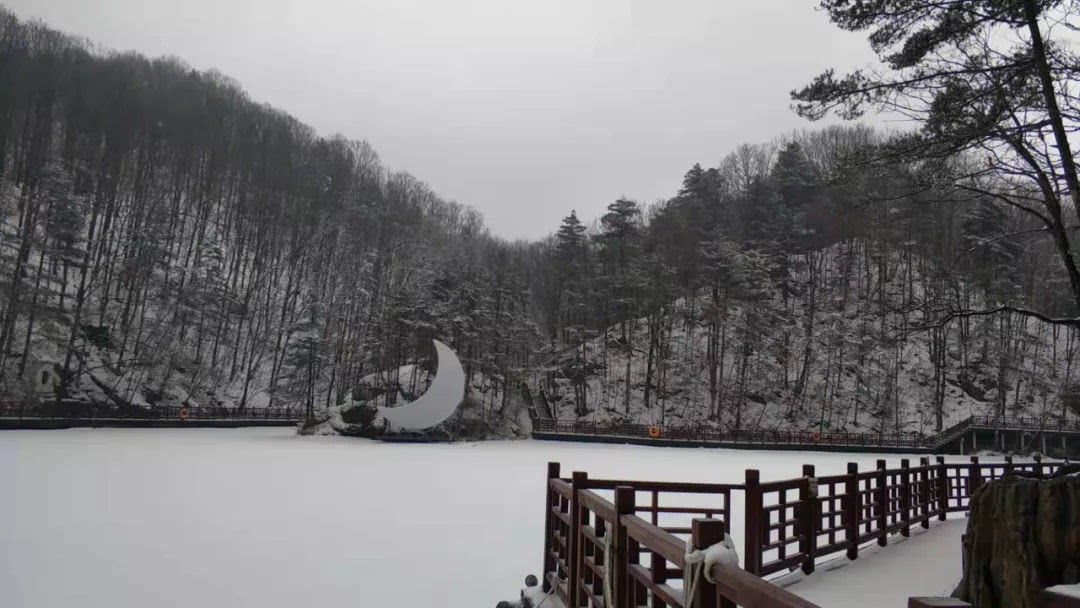 一场春雪，白云山美出了新境界