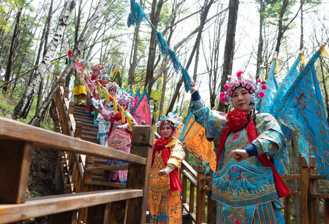 龙峪湾上演“一出好戏” 传统文化与流行文化精彩碰撞！