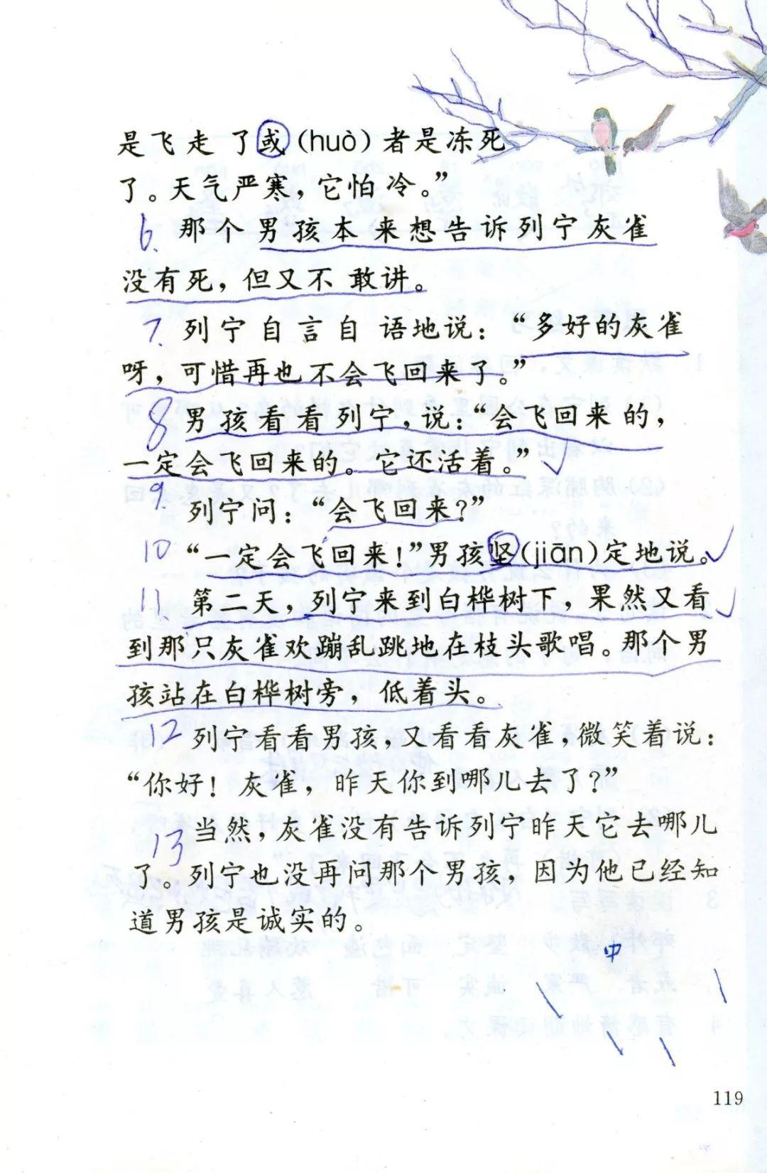 《灰雀》丨那些年,我们一起读过的课文