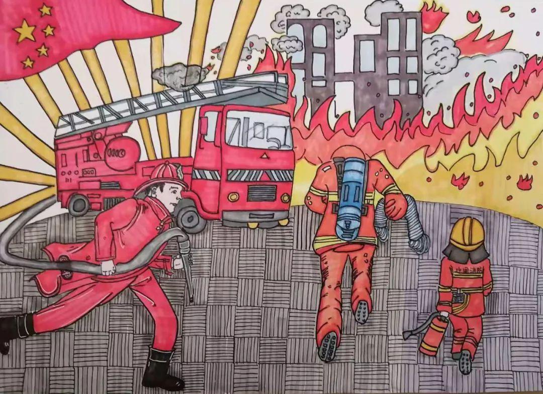 【投票】常德"我是小小消防员"绘画作文大赛开始投票啦!