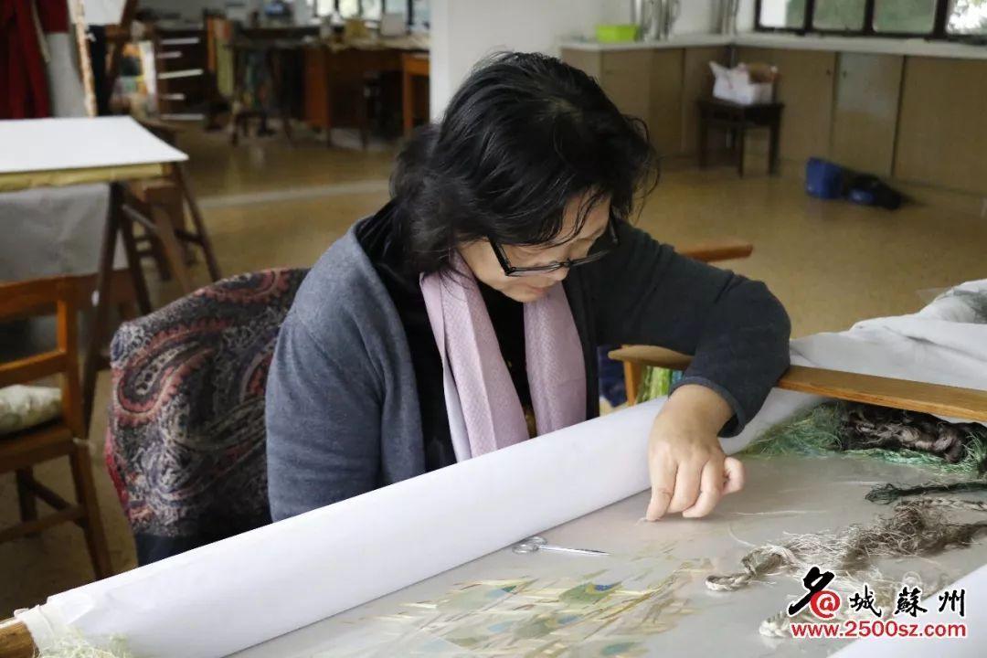 丝路苏绣情,苏州刺绣研究所沈建康专访