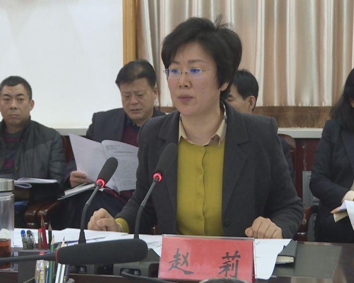 赵莉主持召开政府常务会议