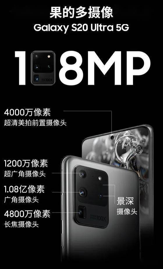 三星galaxy s20 ultra 5g手机摄像头成本大揭秘,tof图像传感器由索尼