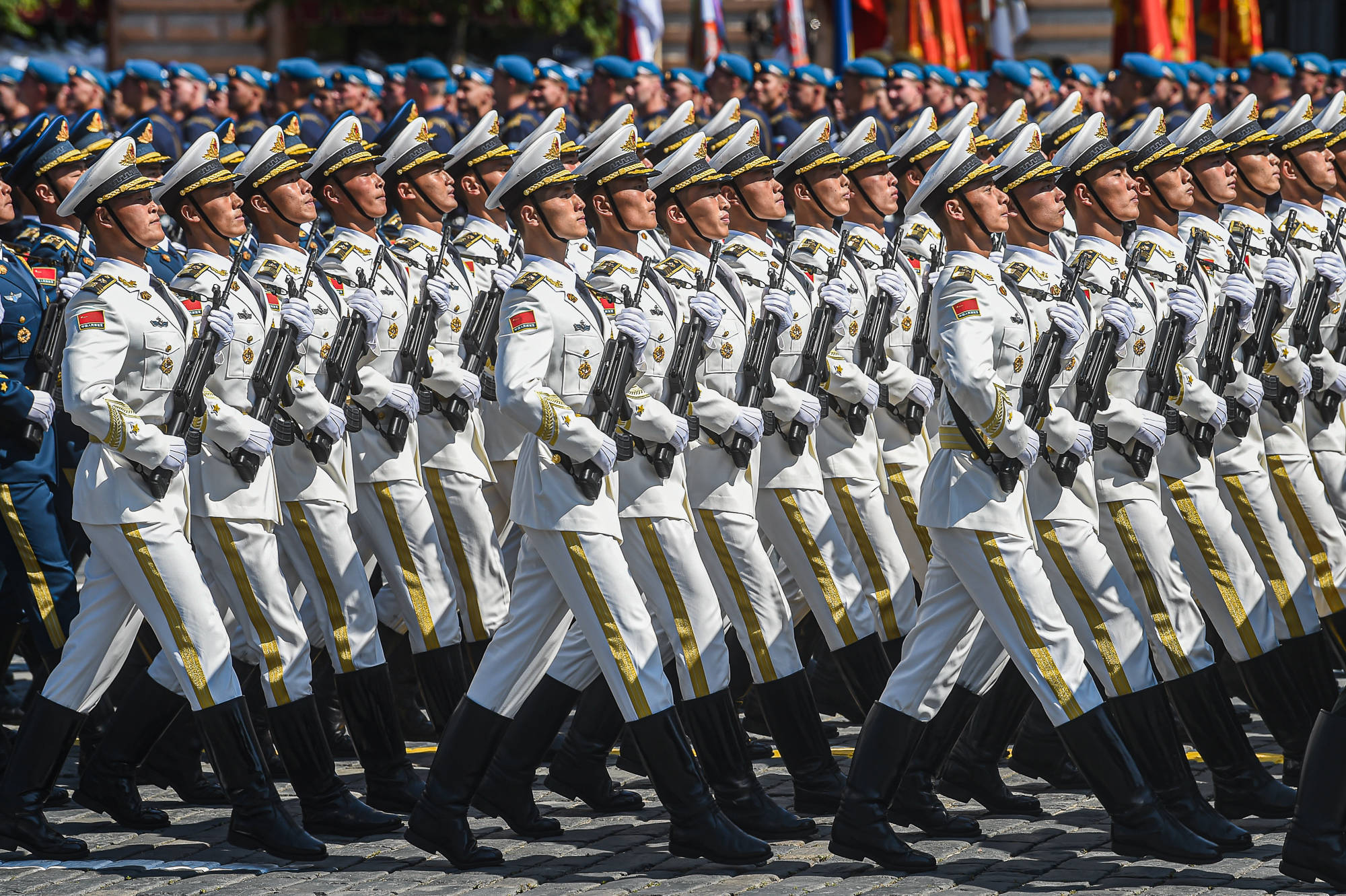 中国人民解放军仪仗方队参加俄罗斯胜利日阅兵