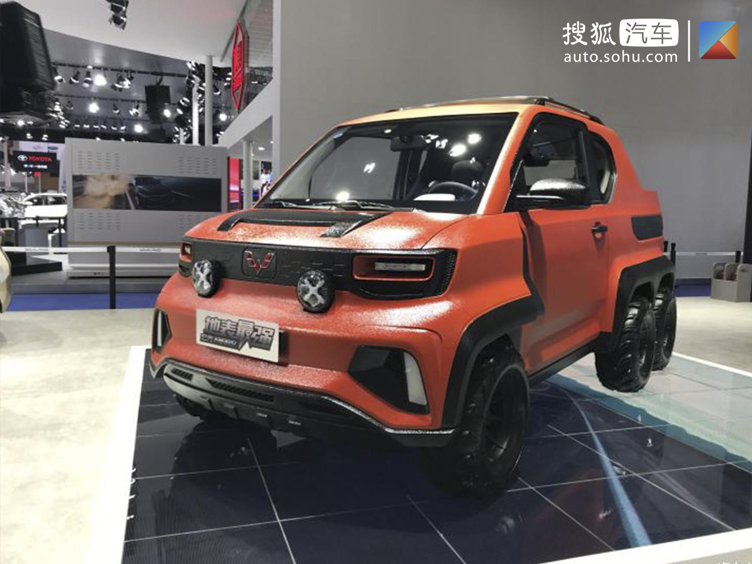 2020成都车展:五菱宏光mini ev 6x6皮卡