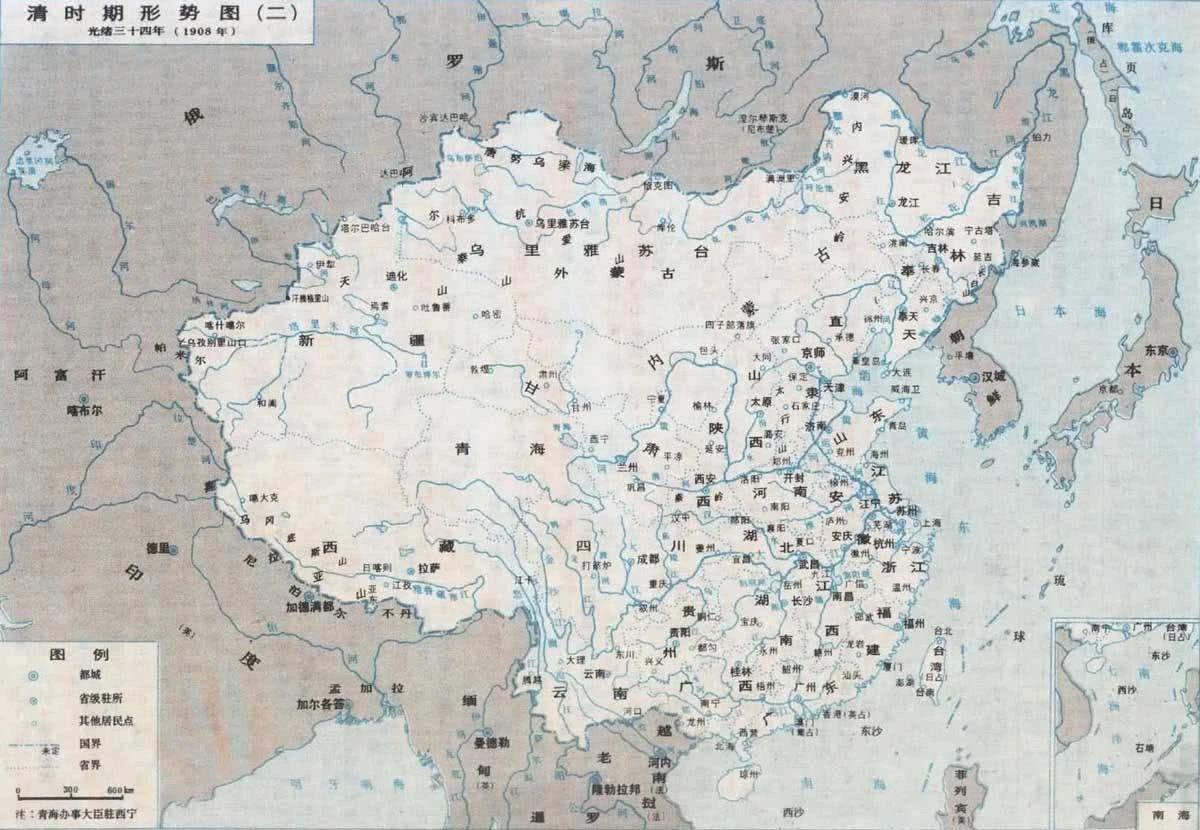 清朝后期地图