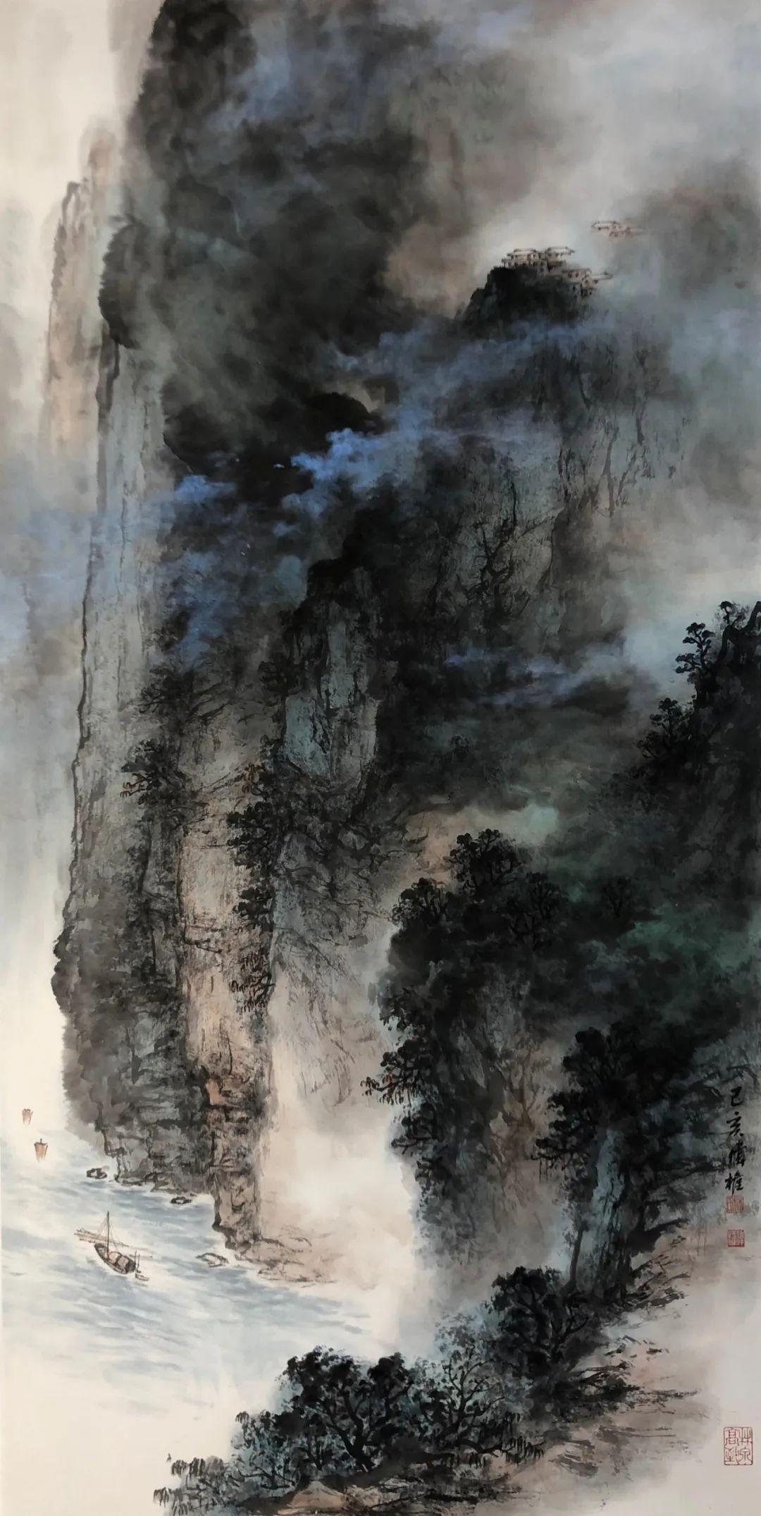 画家·林伟权 | 泼彩山水