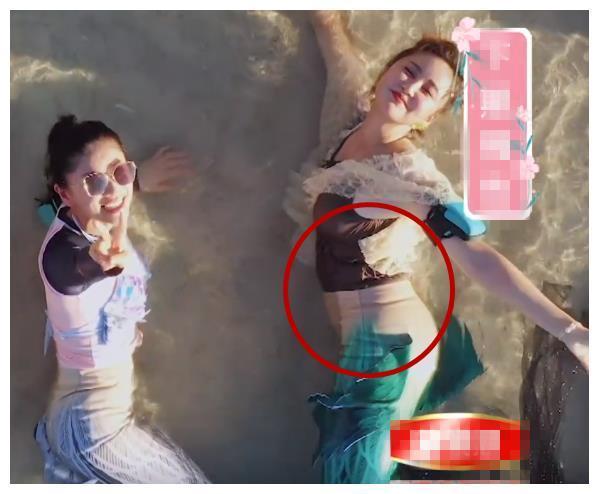 妻子团集体穿美人鱼泳衣:吉娜性感胡可保守,张歆艺的肚子太抢镜