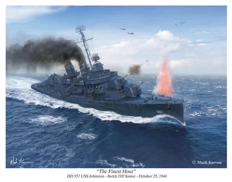 二战时期美国的英雄战舰——"约翰.斯顿"号驱逐舰