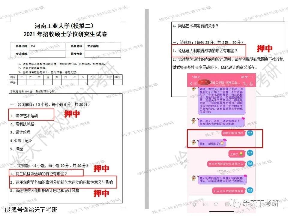 原题命中 绘天下考研密押3套卷牛气冲天