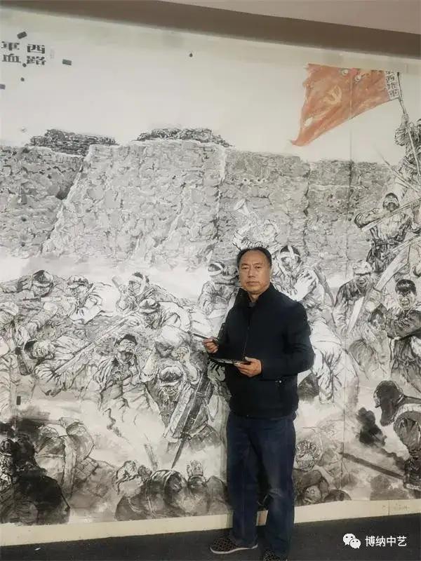 王晓银大型西路军主题美术作品《西路军血战永昌》创作纪实