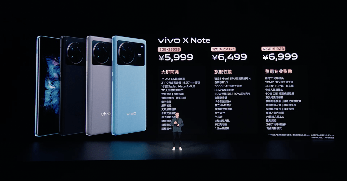 大，集大成 vivo首款折叠屏手机X Fold正式发布-锋巢网