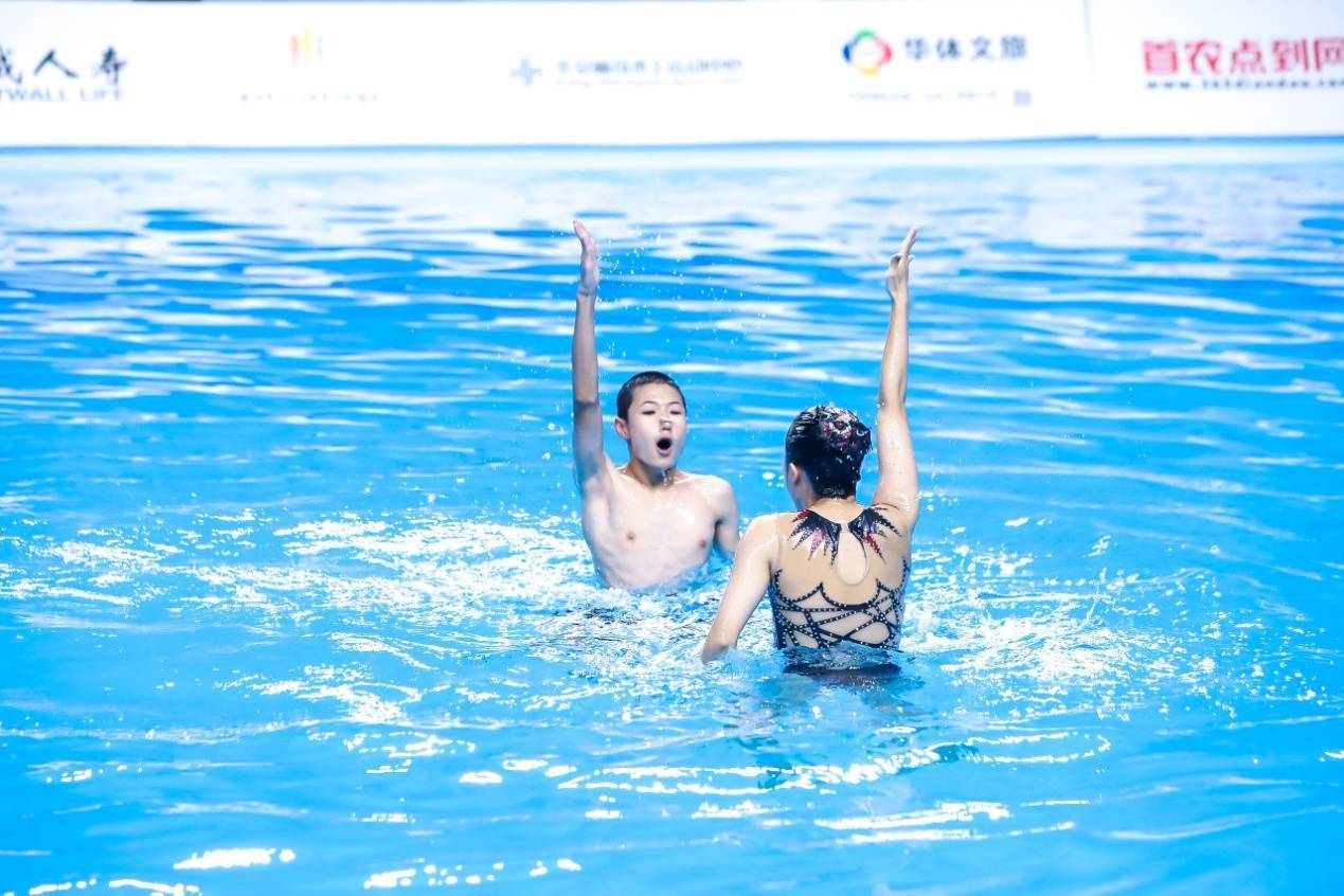 2022第二屆北京市中小學生花樣游泳比賽開幕