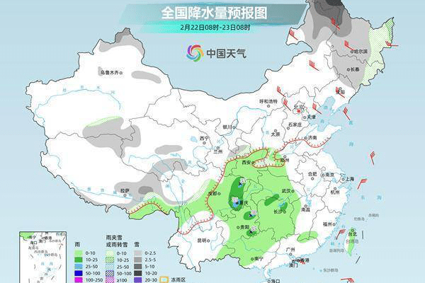北方大部迎剧烈降温寒意回归，南方大范围降雨来袭体感湿冷