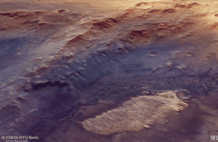 火星快车探测器揭示火星表面陨石坑地貌
