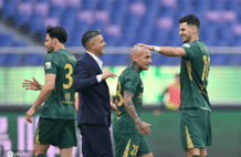 中超-米特里策传射赵博扑点李昊神扑 浙江队2-0西海岸