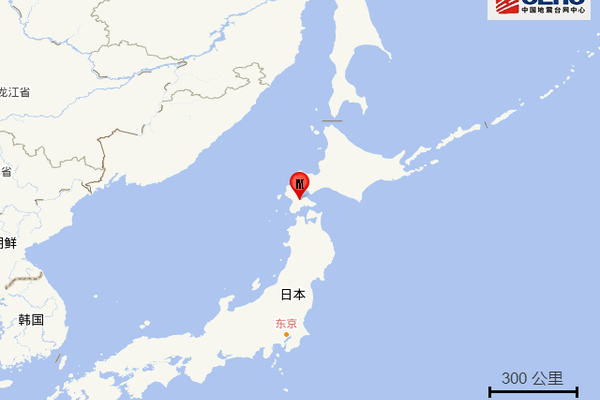 日本北海道发生5.9级地震