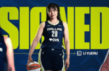 李月汝正式签约达拉斯飞翼 底薪无保障训练营合同