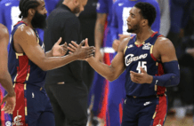 终于支棱起来了！米切尔季后赛8次40+并列现役第5